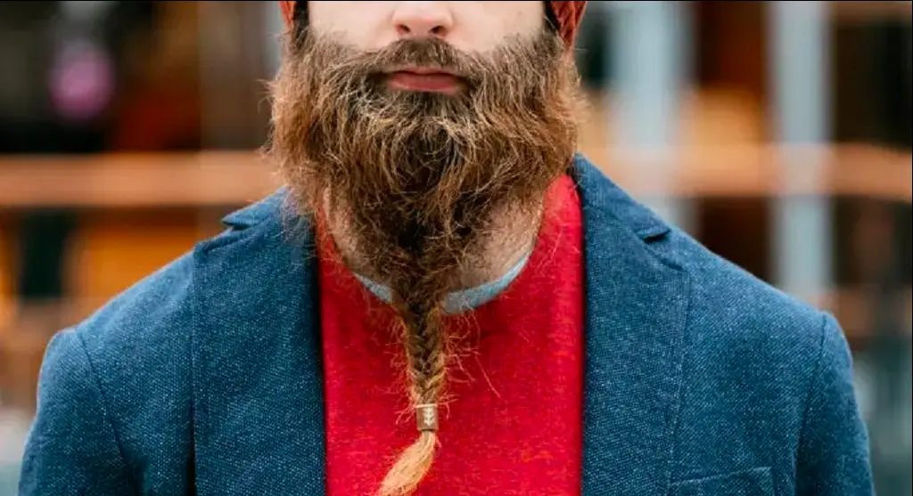Braided Samurai Beard