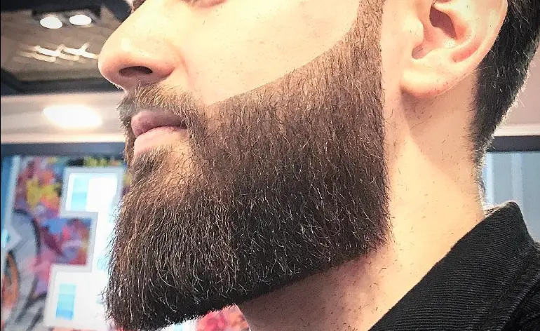 Short Boxed Beard (With Sharp Lines)