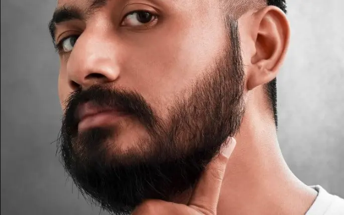 Full Beard, Kept Fuller at the Sides