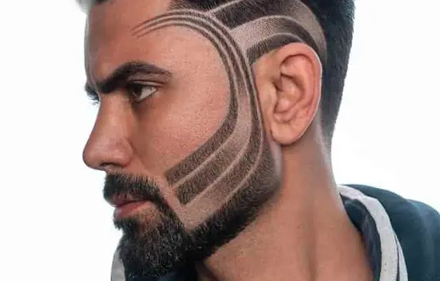 Geometric Beard Patterns