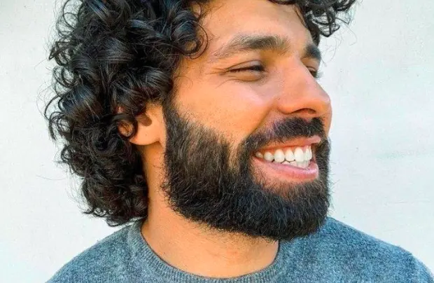 Curly Rugged Beard