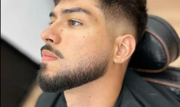 Mid Fade with Goatee