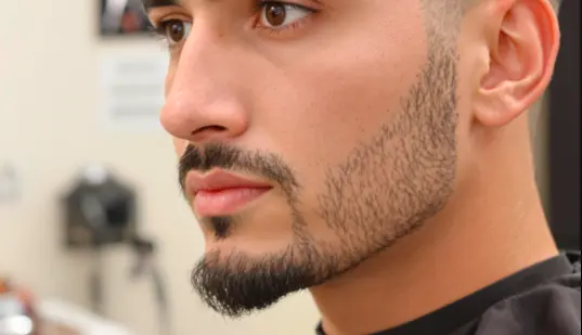 High Fade with Goatee