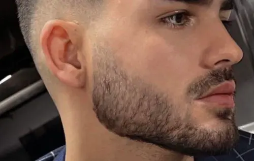 Taper Fade with Stubble