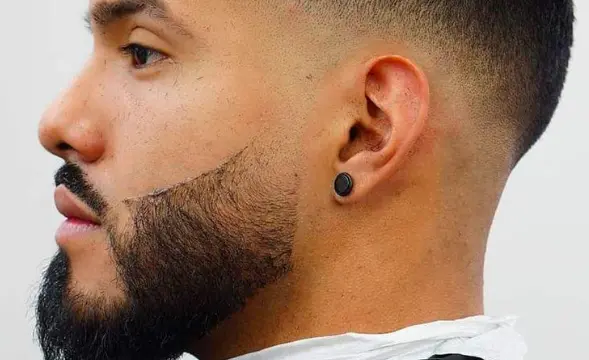 Fade with a Circle Beard