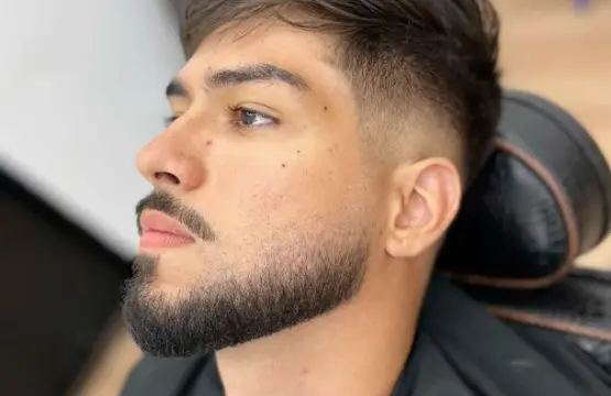 Fade with a Balbo Beard