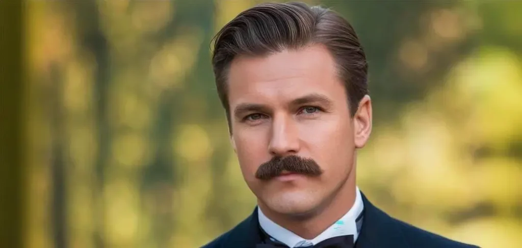 Mustache-Focused Styles for Oval Faces