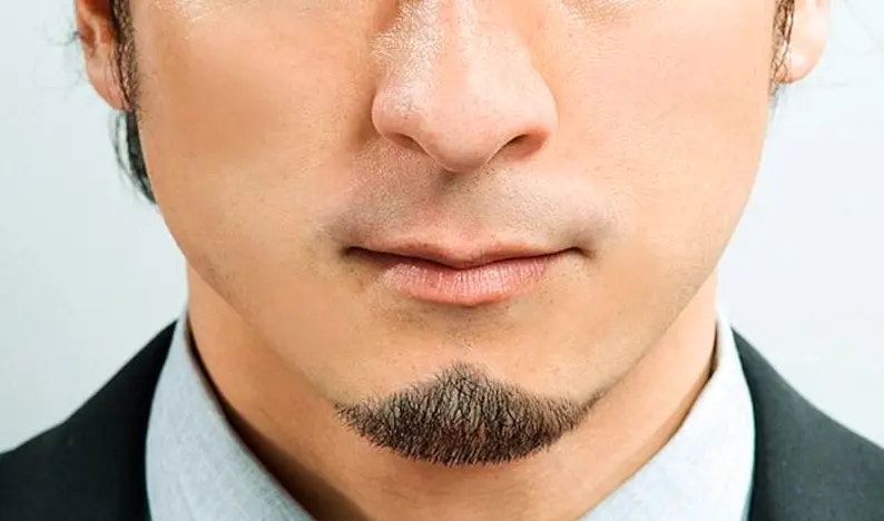 Chin Beard (Short, No Mustache)