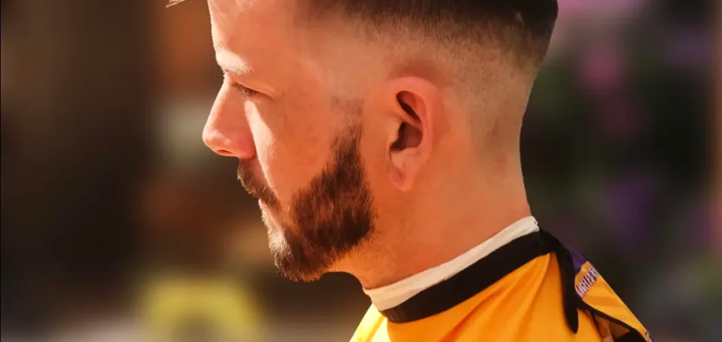 Drop Fade with Medium Beard