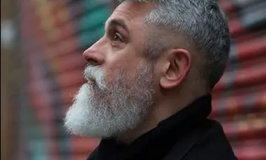 Temple Fade with Full Beard