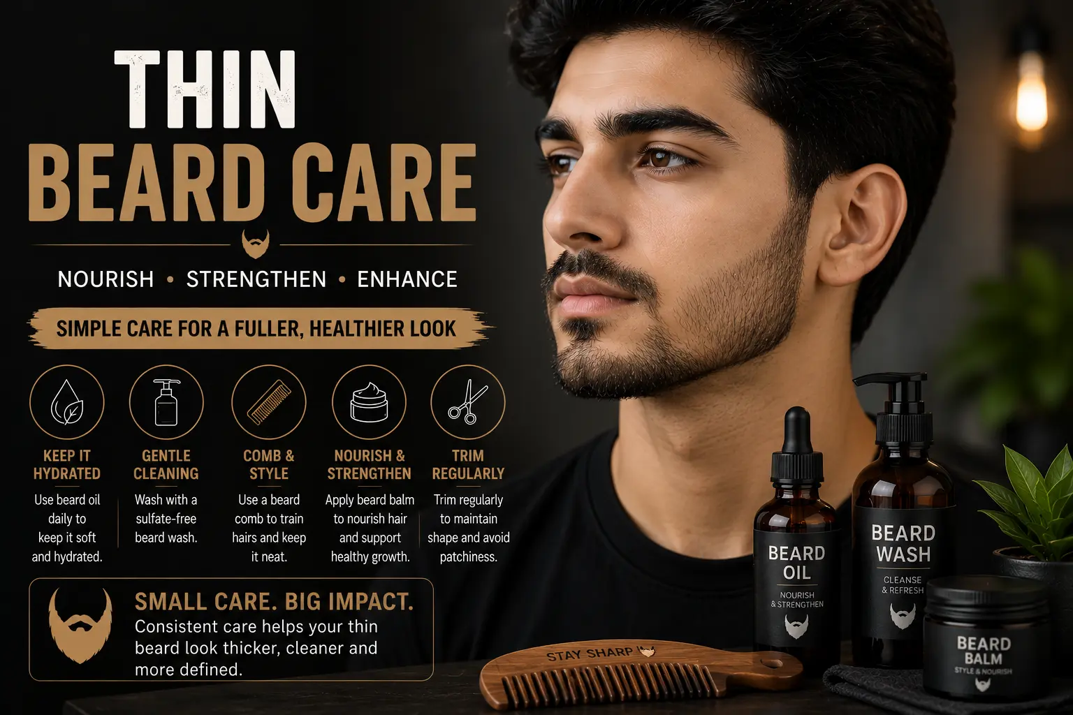 Thin Beard Care