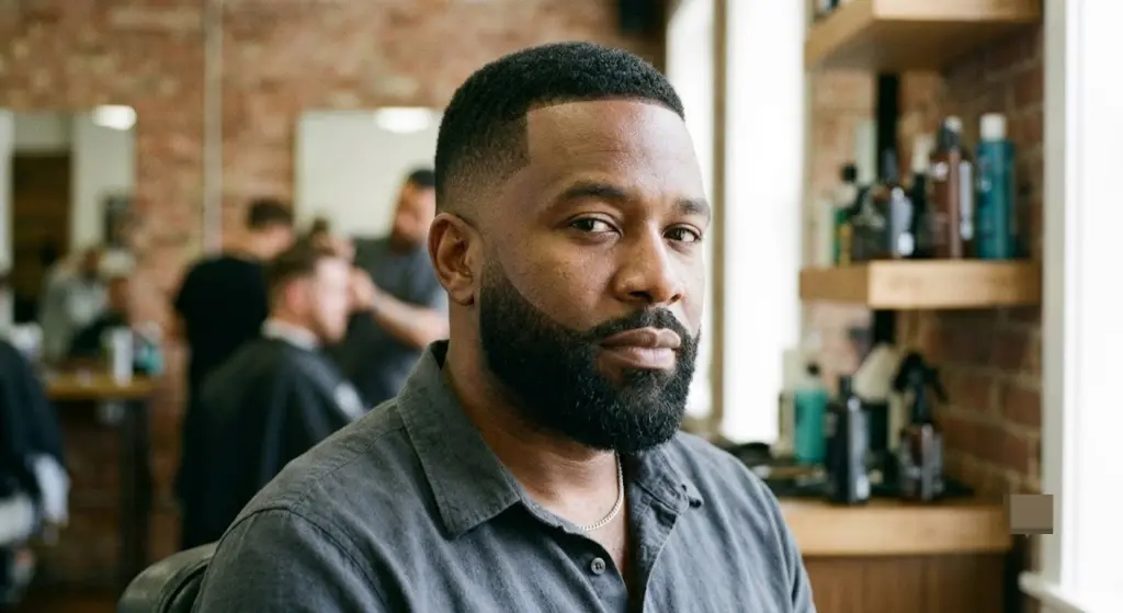Drop Fade with Beard