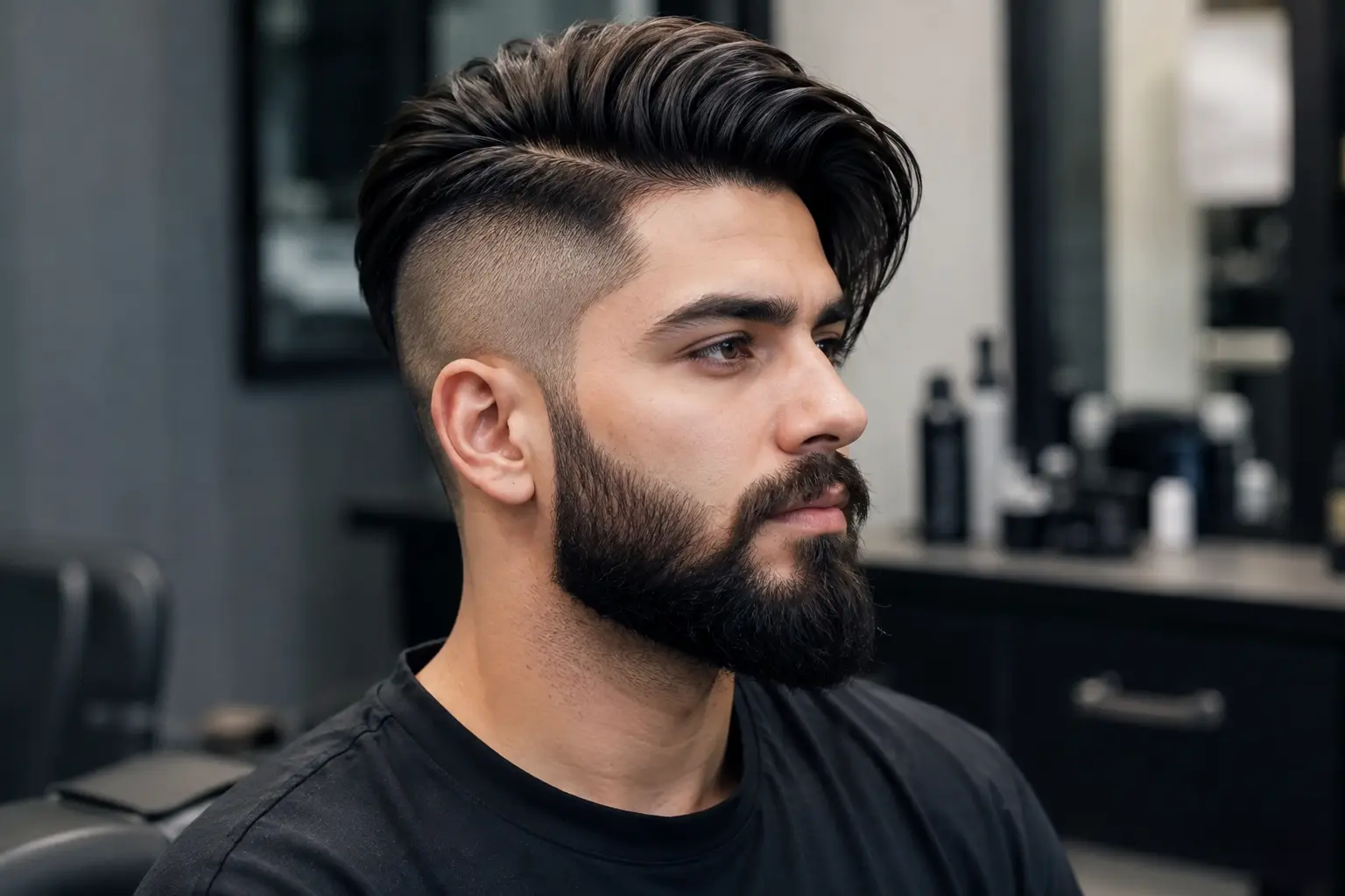 Undercut with Beard