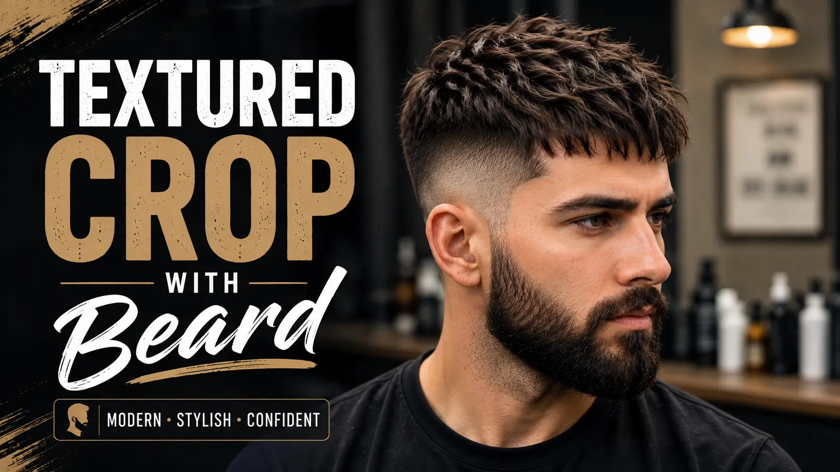 Textured Crop with Beard