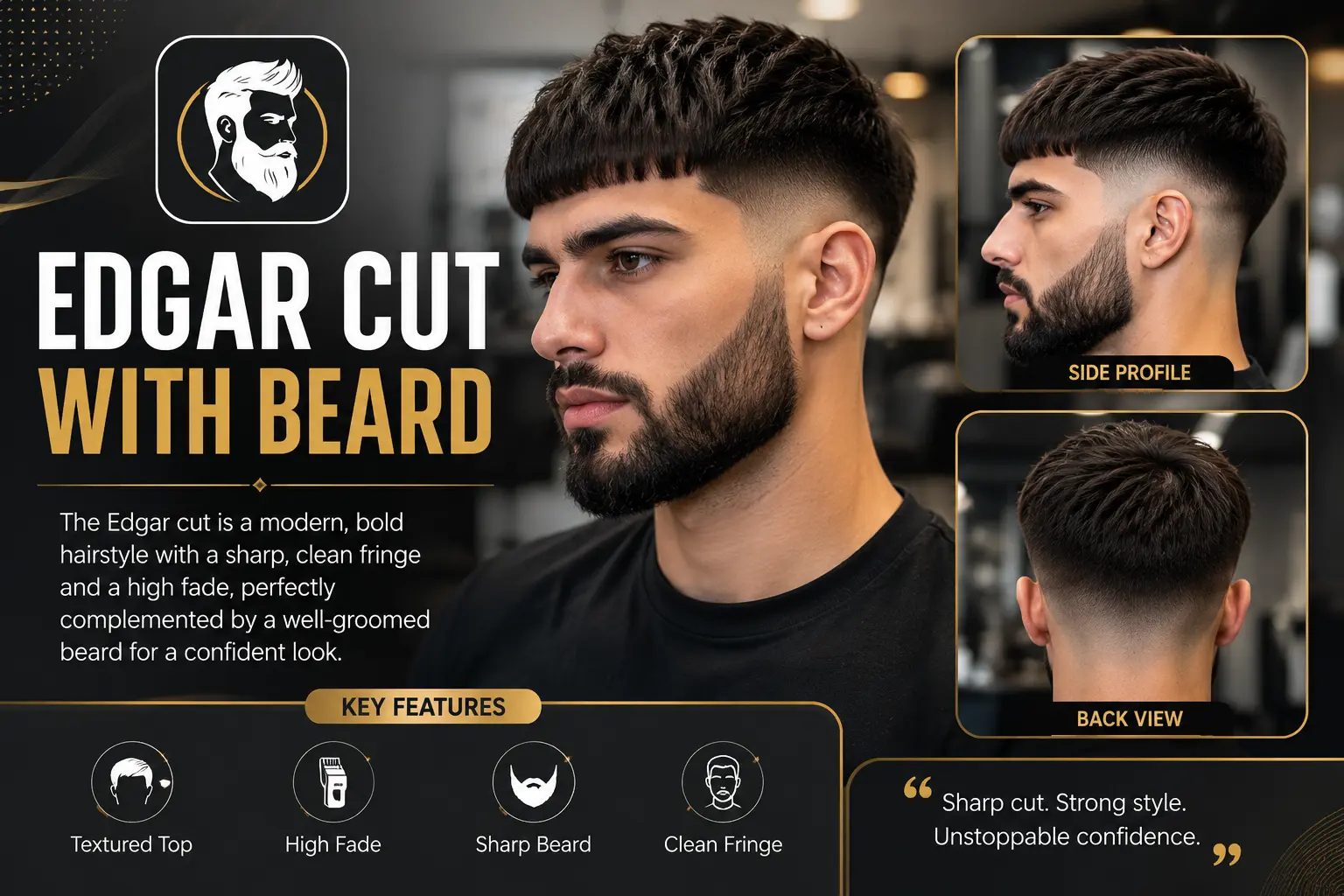 Edgar Cut with Beard